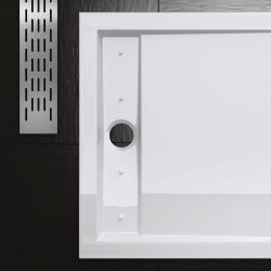 Cadita dreptunghiulara slim, 5 cm inaltime, Acril, EGO-XE04