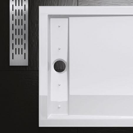 Cadita dreptunghiulara slim, 5 cm inaltime, Acril, EGO-XE04
