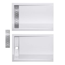 Cadita dreptunghiulara slim, 5 cm inaltime, Acril, EGO-XE04