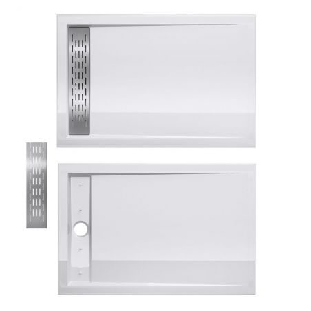 Cadita dreptunghiulara slim, 5 cm inaltime, Acril, EGO-XE04