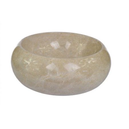Lavoar piatra Ego  DN-P Cream D 40 cm wash basin overtop 