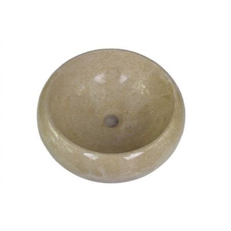 Lavoar piatra Ego  DN-P Cream D 40 cm wash basin overtop 