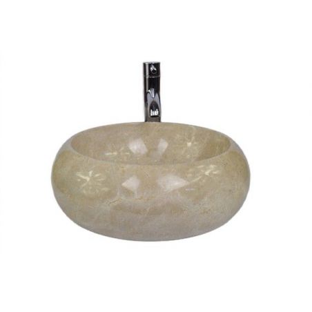 Lavoar piatra Ego  DN-P Cream D 40 cm wash basin overtop 