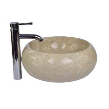 Lavoar piatra Ego  DN-P Cream D 40 cm wash basin overtop 