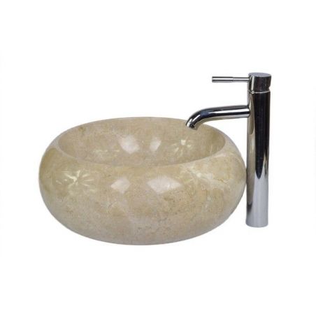 Lavoar piatra Ego  DN-P Cream D 40 cm wash basin overtop 