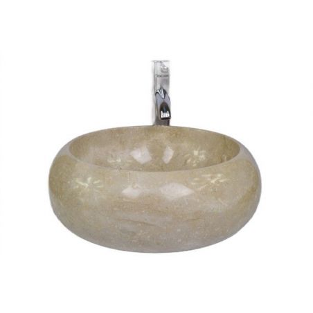 Lavoar piatra Ego  DN-P Cream C 40 cm wash basin overtop 