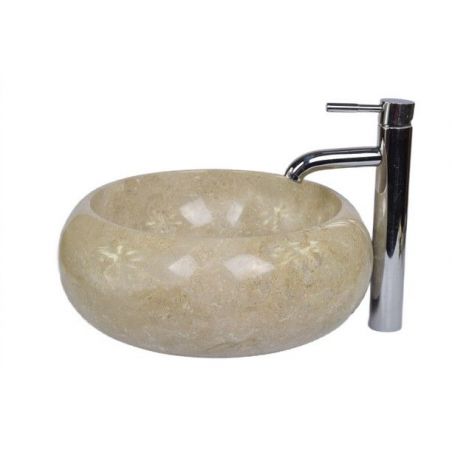 Lavoar piatra Ego  DN-P Cream C 40 cm wash basin overtop 