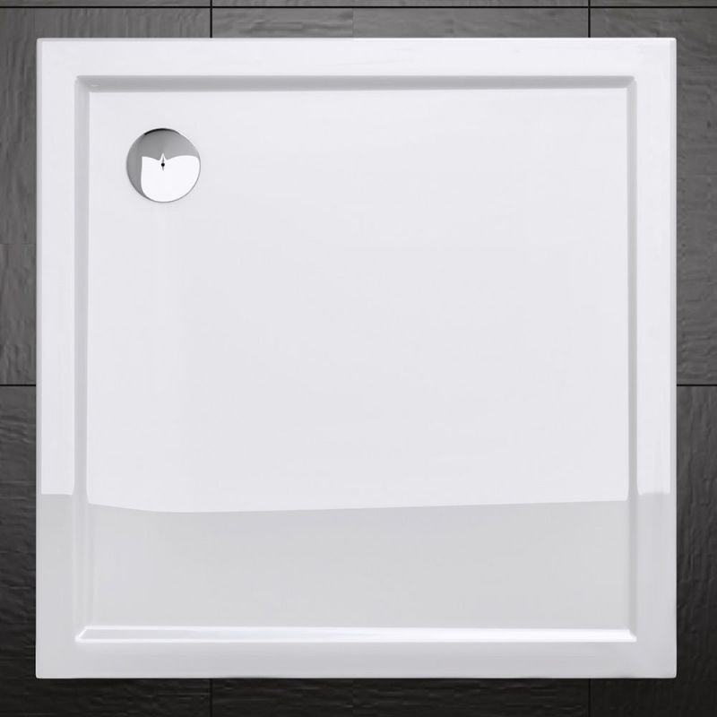 Cadita dus, acril cu cadru de otel reglabil, inaltime 14 cm, EGO-F1H