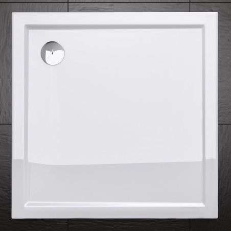 Cadita dus, acril cu cadru de otel reglabil, inaltime 14 cm, EGO-F1H