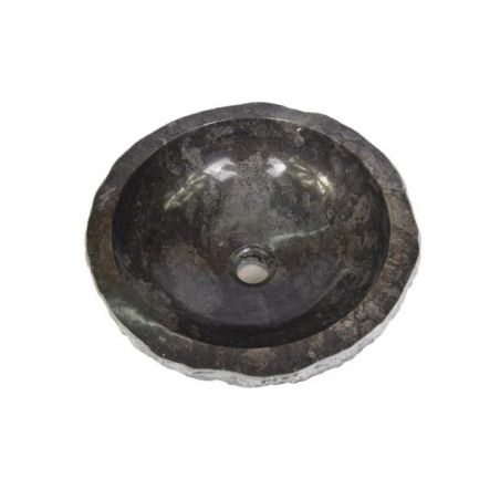 Lavoar piatra Ego  KC-FMA BLACK D 40 cm wash basin overtop 