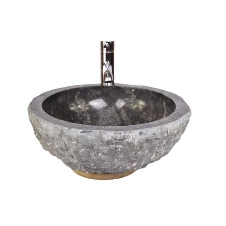 Lavoar piatra Ego  KC-FMA BLACK D 40 cm wash basin overtop 