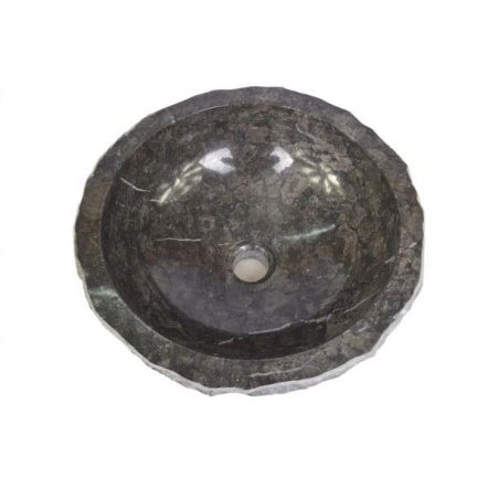 Lavoar piatra Ego  KC-FMA BLACK C 40 cm wash basin overtop 