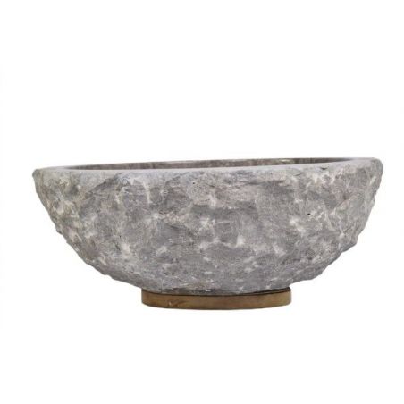 Lavoar piatra Ego  KC-FMA Grey C 40 cm wash basin overtop 