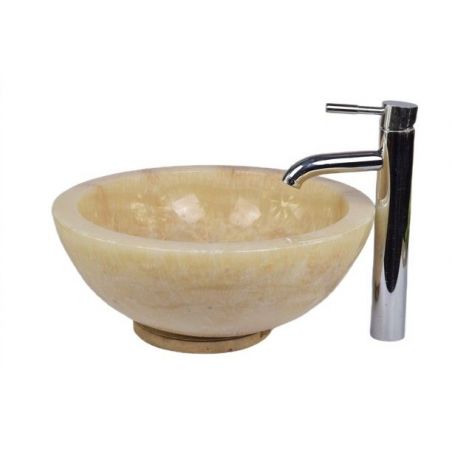 Lavoar piatra Ego  KC-P ONYX J 40 cm wash basin overtop 