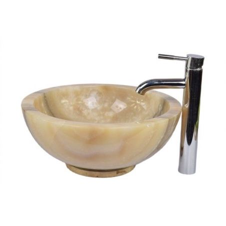 Lavoar piatra Ego  KC-P ONYX F 40 cm wash basin overtop 