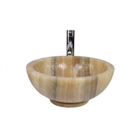 Lavoar piatra Ego  KC-P ONYX F 40 cm wash basin overtop 