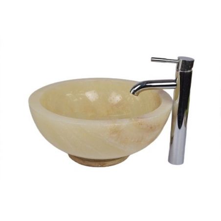 Lavoar piatra Ego  KC-P ONYX C 40 cm wash basin overtop 