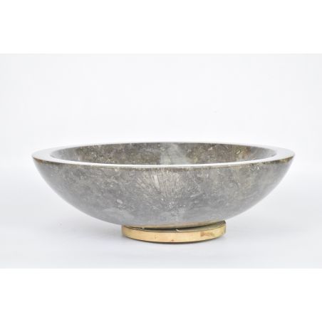 Lavoar piatra Ego KC-P GREY KCG10 45x12 cm wash basin overtop 