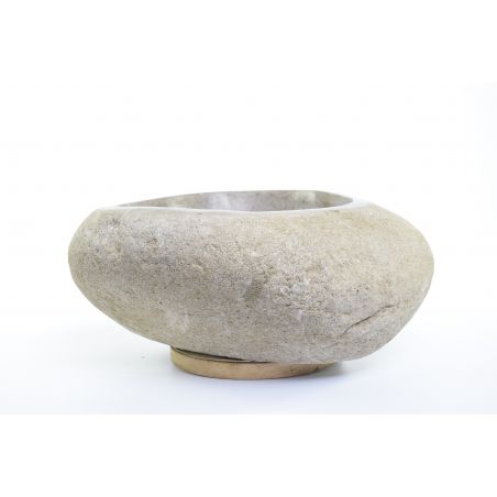 Lavoar piatra Ego RIVER STONE RSB1 Q81 wash basin overtop 