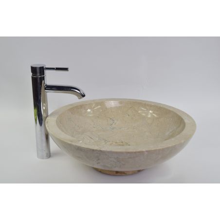 Lavoar piatra Ego KC-P CREAM CR17 45 cm wash basin overtop 