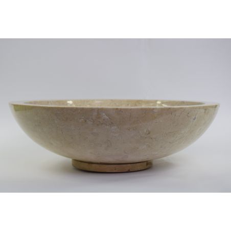 Lavoar piatra Ego KC-P CREAM CR7 45 cm wash basin overtop 