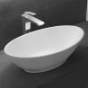 Lavoar EGO 807, Alb ,mat, 62.5x34.5 cm, montaj pe blat, compozit marmura Lavoar EGO 807, Alb ,mat, 62.5x34.5 cm, montaj pe blat, compozit marmura
