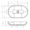 Lavoar EGO-808, compozit marmura,culoare Alb , montaj pe blat, 54x34 cm Lavoar EGO-808, compozit marmura,culoare Alb , montaj pe blat, 54x34 cm