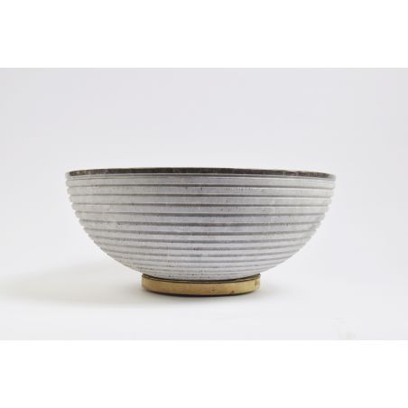 Lavoar piatra Ego KC-A Grey 40 I3 wash basin overtop 