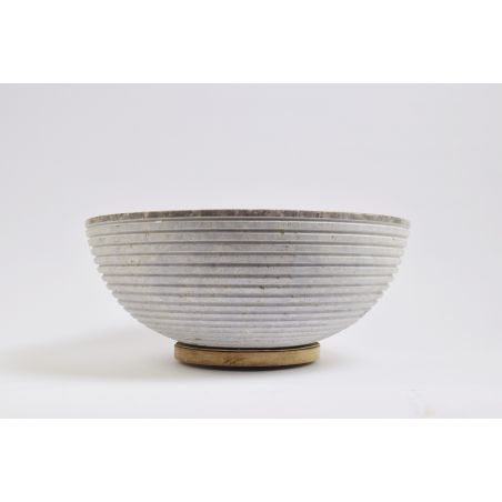 Lavoar piatra Ego KC-A Grey 40 I1 wash basin overtop 