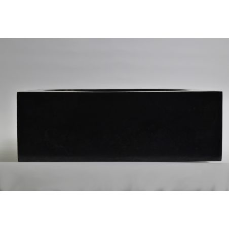 Lavoar piatra Ego SSL-P BLACK A cm wash basin overtop 