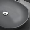 Lavoar EGO 808, Antracit, mat, 54x34 cm, montaj pe blat, compozit marmura