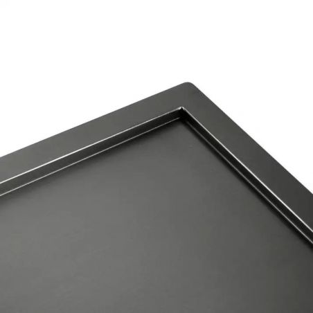 Chiuveta Bucatarie, Statie Lucru, Acoperire Nano, 2 cuve, adancime 19 cm, otel inoxidabil, Gun Grey, 100x45 cm, Vania