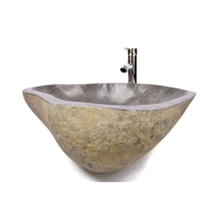 Lavoar piatra Ego RIVER STONE RSB3 BT12 wash basin overtop 