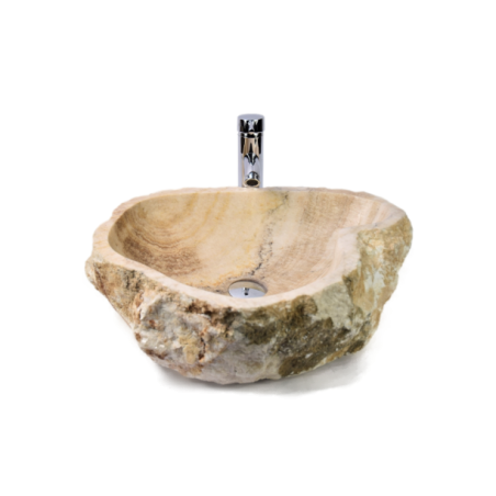 Lavoar piatra Ego NOY-B M EROSI ONYX Q wash basin overtop 