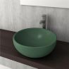 Lavoar, diametru 45 cm, Verde Mat, Power Colour, montaj pe blat, ceramica sanitara, Michael Lavoar, diametru 45 cm, Verde Mat, Power Colour, montaj pe blat, ceramica sanitara, Michael