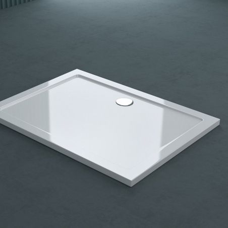 Sifon de scurgere pentru cadite, universal, tub flexibil, finisaj capac Crom, AL 01