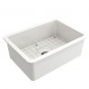 Chiuveta bucatarie, material Fireclay, stil Farmhouse, montaj incastratat, 68x48 cm, Alb, Royalty Line by Ego, Nazario Chiuveta bucatarie, material Fireclay, stil Farmhouse, montaj incastratat, 68x48 cm, Alb, Royalty Line by Ego, Nazario