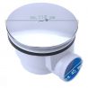 Sifon de scurgere pentru cadite, universal, tub flexibil, finisaj capac Crom, AL 01 Sifon de scurgere pentru cadite, universal, tub flexibil, finisaj capac Crom, AL 01