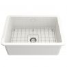 Chiuveta bucatarie, material Fireclay, stil Farmhouse, montaj incastratat, 68x48 cm, Alb, Royalty Line by Ego, Nazario Chiuveta bucatarie, material Fireclay, stil Farmhouse, montaj incastratat, 68x48 cm, Alb, Royalty Line by Ego, Nazario