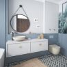 Lavoar, diametru 45 cm, Jasmine Mat, Power Colour, montaj pe blat, ceramica sanitara, Molis Lavoar, diametru 45 cm, Jasmine Mat, Power Colour, montaj pe blat, ceramica sanitara, Molis