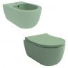 Vas bideu Verde Mint Mat, Power Colour, 49x36 cm , montaj suspendat, cu preaplin, Molis Vas bideu Verde Mint Mat, Power Colour, 49x36 cm , montaj suspendat, cu preaplin, Molis