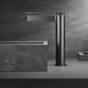 Baterie lavoar, maner si pipa slim, Negru Mat, montaj pe blat, Elis Baterie lavoar, maner si pipa slim, Negru Mat, montaj pe blat, Elis