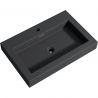 Lavoar EGO 18, Antracit mat, montaj suspendat sau incastrat, dimensiune 100 cm, compozit marmura Lavoar EGO 18, Antracit mat, montaj suspendat sau incastrat, dimensiune 100 cm, compozit marmura