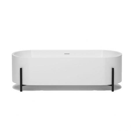Cada de baie Atlanta, Compozit Coroian, Alb Lucios, 170 cm, Izolare termica, Freestanding