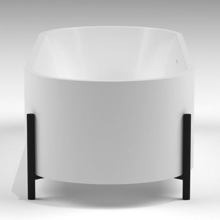 Cada de baie Atlanta, Compozit Coroian, Alb Lucios, 170 cm, Izolare termica, Freestanding