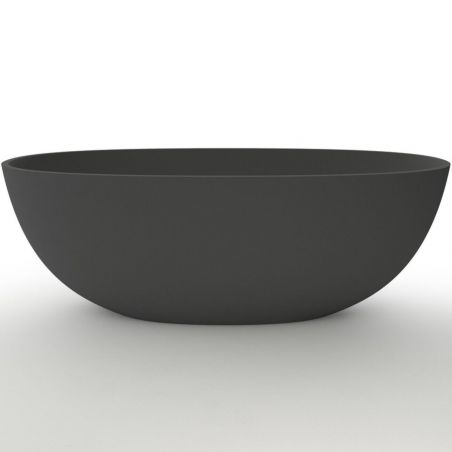 Cada de baie Lulu, Compozit Coroian, Negru Mat, 170 sau 180 cm, Izolare termica, Freestanding