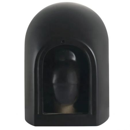 Vas Wc, Negru Mat, Power Color, Rimless, 49x37 cm, montaj suspendat, capac Duroplast, ceramica sanitara, Ben