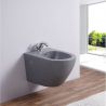 Vas bideu, Gri Mat, Power Color, 49x36 cm, montaj suspendat, ceramica sanitara, Ben