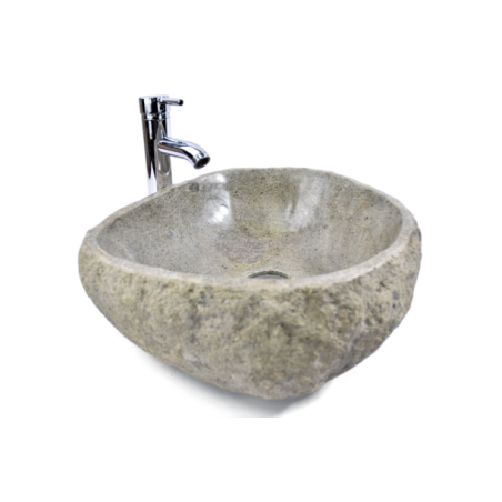 Lavoar piatra Ego RIVER STONE RSB1 Q159 wash basin overtop 