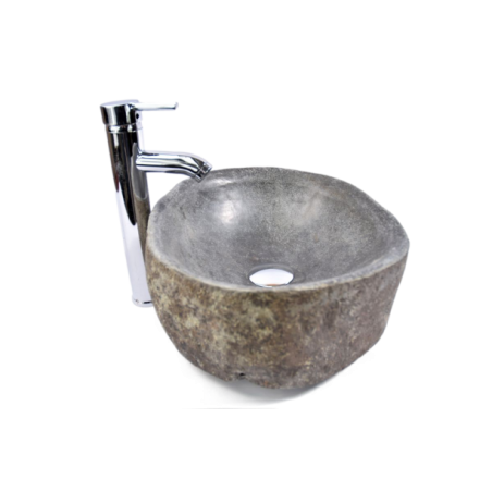 Lavoar piatra Ego RIVER STONE RSB1 Q157 wash basin overtop 